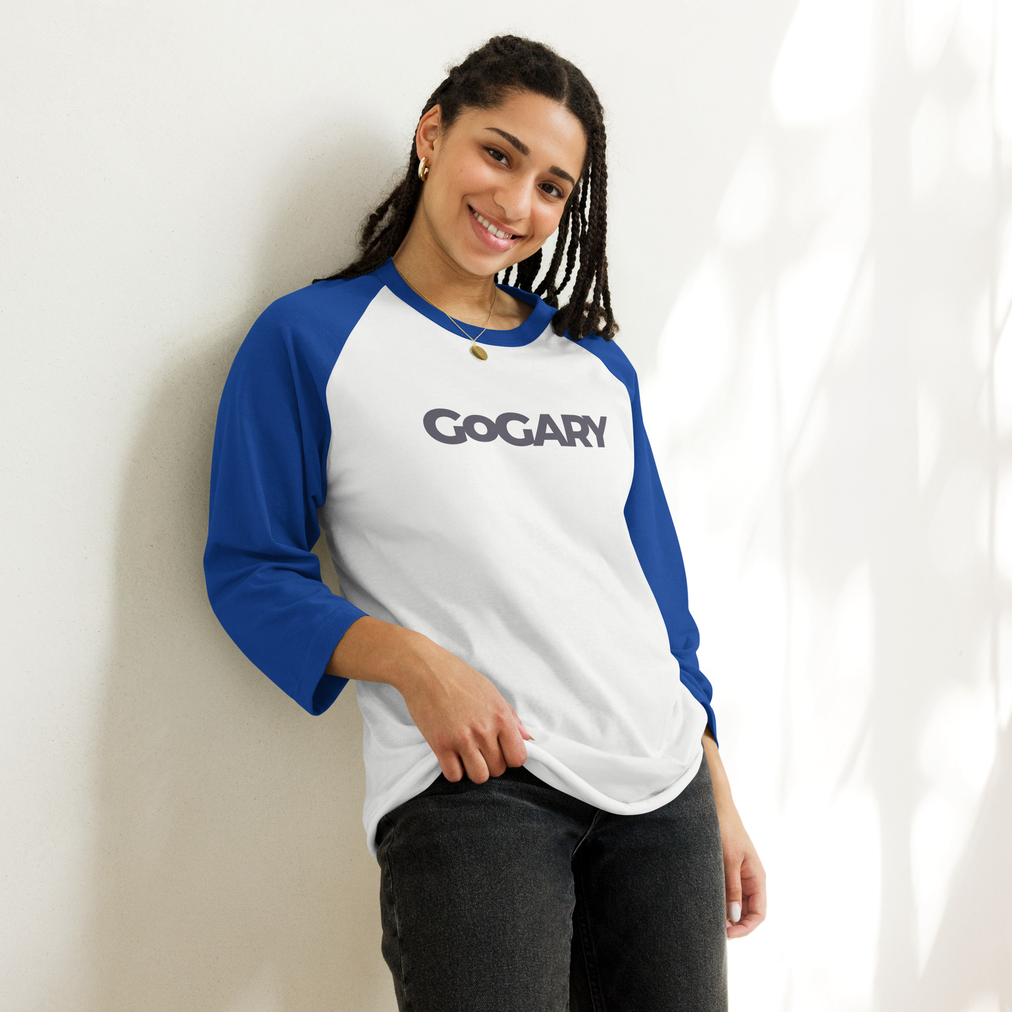 GoGary 3/4 Sleeve Raglan Shirt